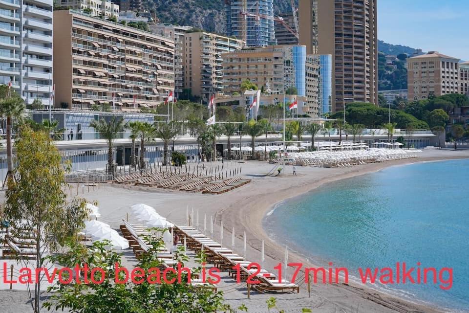 Very Central Suite Apartment With 1Bedroom Next To The Underground Train Station Monaco And 6Min From Casino Place المظهر الخارجي الصورة